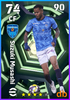 Suzuki Musashi — CF, OVR 74, MAX 90
