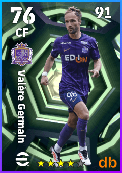 Valère Germain — CF, OVR 76, MAX 91