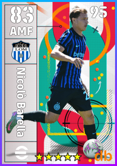 Nicolò Barella eFootball player card