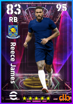 Reece James — RB, OVR 83, MAX 95
