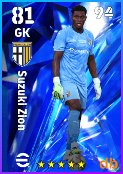 Suzuki Zion — GK, OVR 81, MAX 94