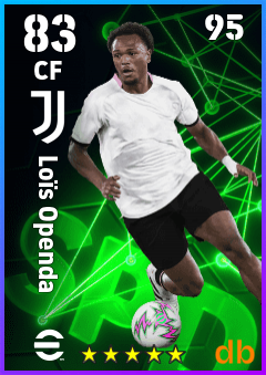 Loïs Openda — CF, OVR 83, MAX 95