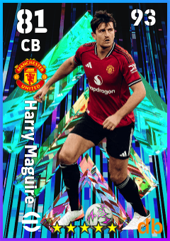 Harry Maguire — CB, OVR 81, MAX 93