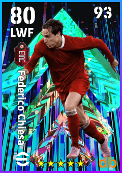 Federico Chiesa — LWF, OVR 80, MAX 93