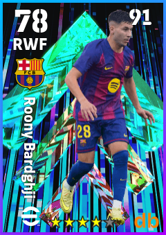 Roony Bardghji — RWF, OVR 78, MAX 91