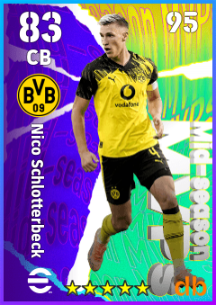 Nico Schlotterbeck — CB, OVR 83, MAX 95
