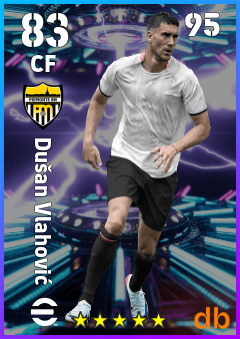 Dušan Vlahović — CF, OVR 83, MAX 95