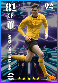 Jørgen Strand Larsen — CF, OVR 81, MAX 94