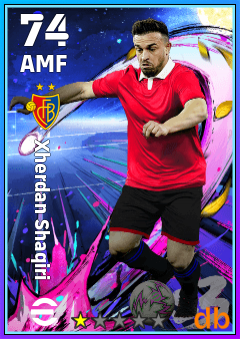 Xherdan Shaqiri — AMF, OVR 74, MAX 74