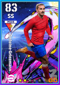 Antoine Griezmann — SS, OVR 83, MAX 83