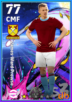 James Ward Prowse — CMF, OVR 77, MAX 77