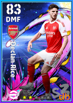 Declan Rice eFootball player card