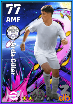 Arda Güler — AMF, OVR 77, MAX 77