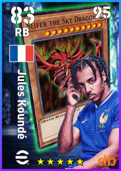 Jules Koundé — RB, OVR 83, MAX 95