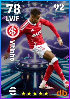 Vitinho — LWF, OVR 78, MAX 92