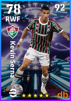 Kevin Serna — RWF, OVR 78, MAX 92