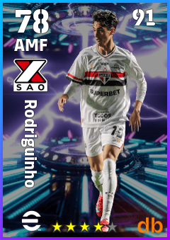 Rodriguinho — AMF, OVR 78, MAX 91