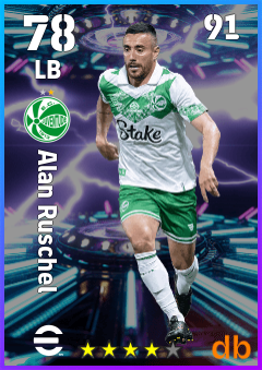 Alan Ruschel — LB, OVR 78, MAX 91
