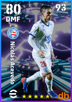 Nicolás Acevedo — DMF, OVR 80, MAX 93