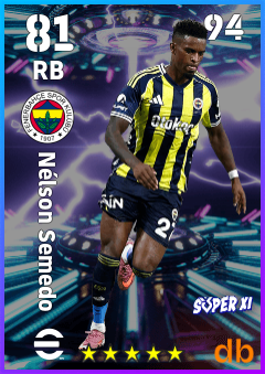 Nélson Semedo — RB, OVR 81, MAX 94