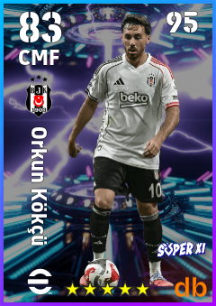 Orkun Kökçü — CMF, OVR 83, MAX 95