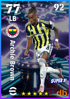 Archie Brown — LB, OVR 77, MAX 92