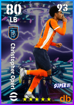 Christopher Opéri — LB, OVR 80, MAX 93