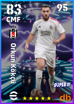 Orkun Kökçü eFootball player card