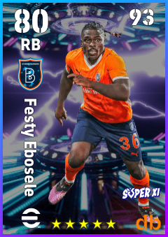 Festy Ebosele — RB, OVR 80, MAX 93