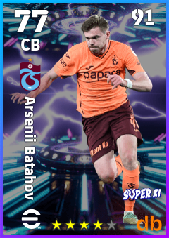 Arsenii Batahov — CB, OVR 77, MAX 91