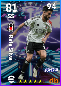 Rafa Silva — SS, OVR 81, MAX 94