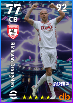 Rick van Drongelen — CB, OVR 77, MAX 92