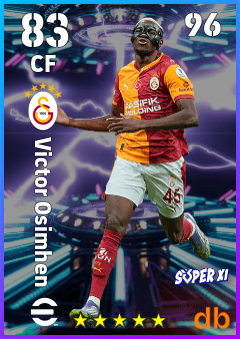 Victor Osimhen — CF, OVR 83, MAX 96