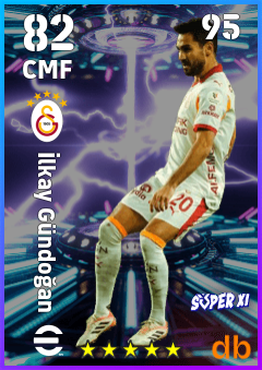 İlkay Gündoğan — CMF, OVR 82, MAX 95