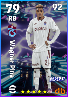 Wagner Pina — RB, OVR 79, MAX 92