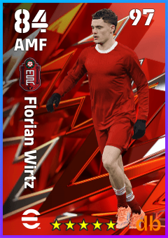Florian Wirtz — AMF, OVR 84, MAX 97