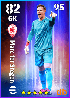 Marc ter Stegen — GK, OVR 82, MAX 95
