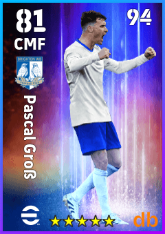 Pascal Groß eFootball player card