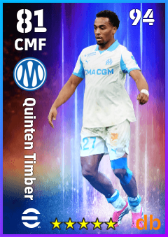 Quinten Timber — CMF, OVR 81, MAX 94