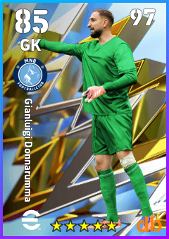 Gianluigi Donnarumma — GK, OVR 85, MAX 97