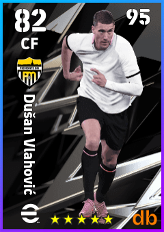 Dušan Vlahović eFootball player card