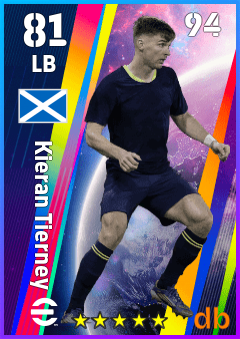 Kieran Tierney — LB, OVR 81, MAX 94
