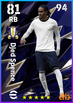 Djed Spence eFootball player card