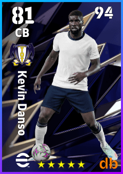 Kevin Danso — CB, OVR 81, MAX 94