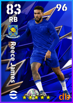 Reece James — RB, OVR 83, MAX 96