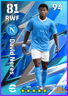 David Neres — RWF, OVR 81, MAX 94