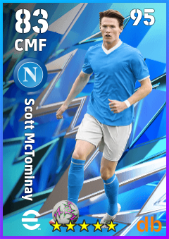 Scott McTominay — CMF, OVR 83, MAX 95