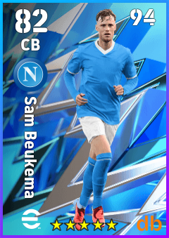 Sam Beukema eFootball player card