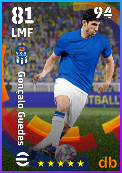 Gonçalo Guedes — LMF, OVR 81, MAX 94