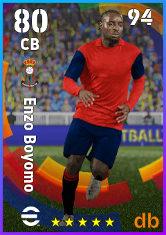 Enzo Boyomo — CB, OVR 80, MAX 94